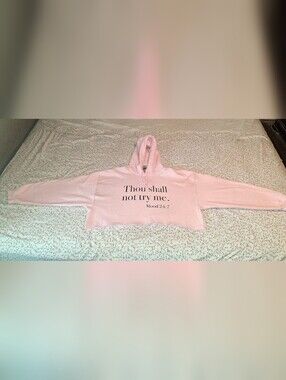 Gildan Light Pink Heavy Blend Hoodie with Bold Black Text